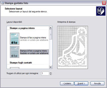 Per poter stampare i modelli nella grandezza giusta si pu� utilizzare il visualizzatore di immagini di Windows