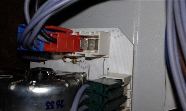 Questo è il mio timer con la resistenza bruciata