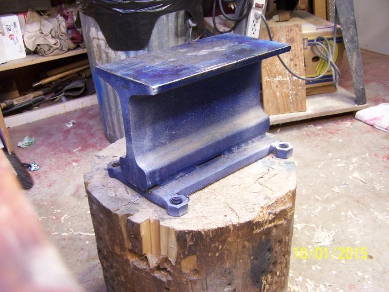 incudine fai da te da moncone rotaia ferroviaria