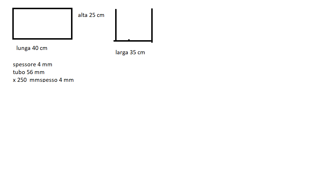 staffa a sella a U in ferro