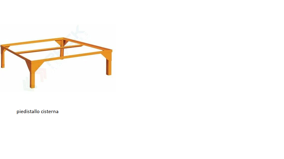 piedistallo supporto cisterna