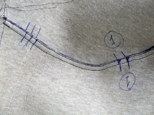 Detail of the stitching made for the motorcycle seat