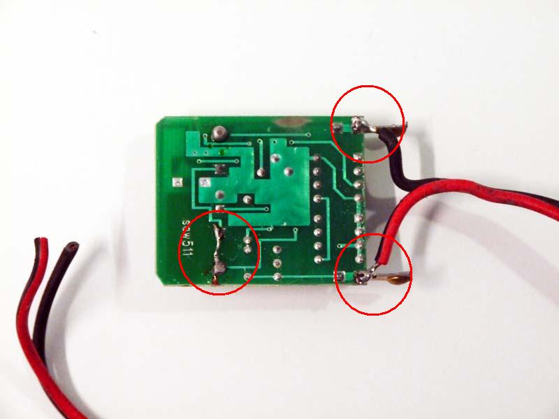 dettaglio delle modifiche da fare al telecomando dettaglio delle modifiche da fare al telecomando