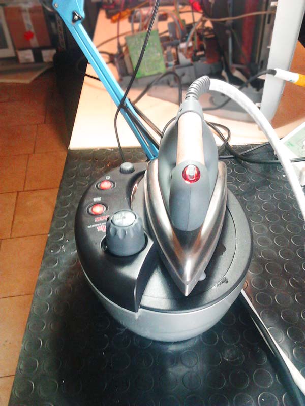 Detail of the repaired iron