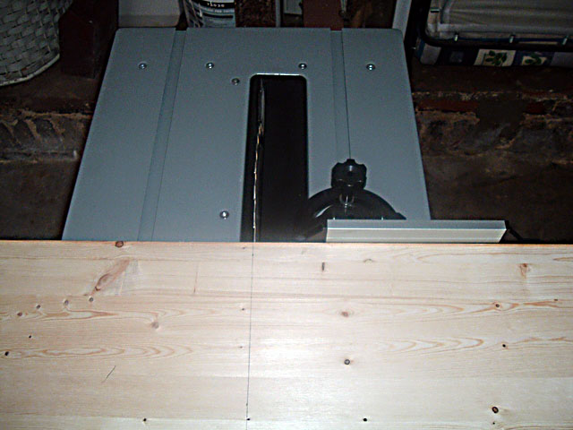I cut the boards using the circular saw table I cut the boards using the circular saw table