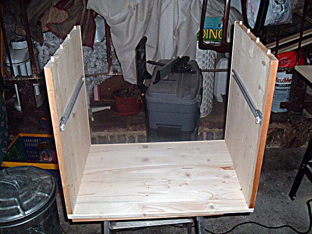 Assembly of the drawer guides Assembly of the drawer guides