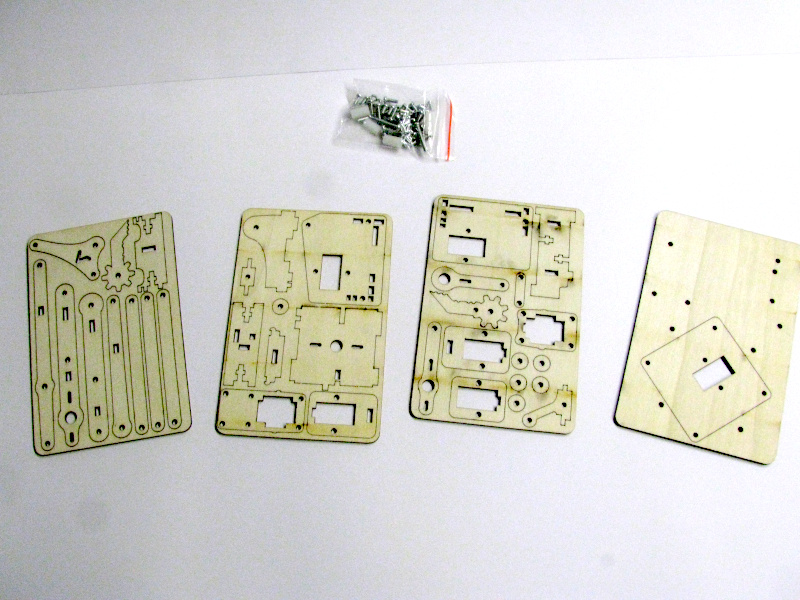 What does the 4 DOF robotic arm assembly kit look like? What does the 4 DOF robotic arm assembly kit look like?