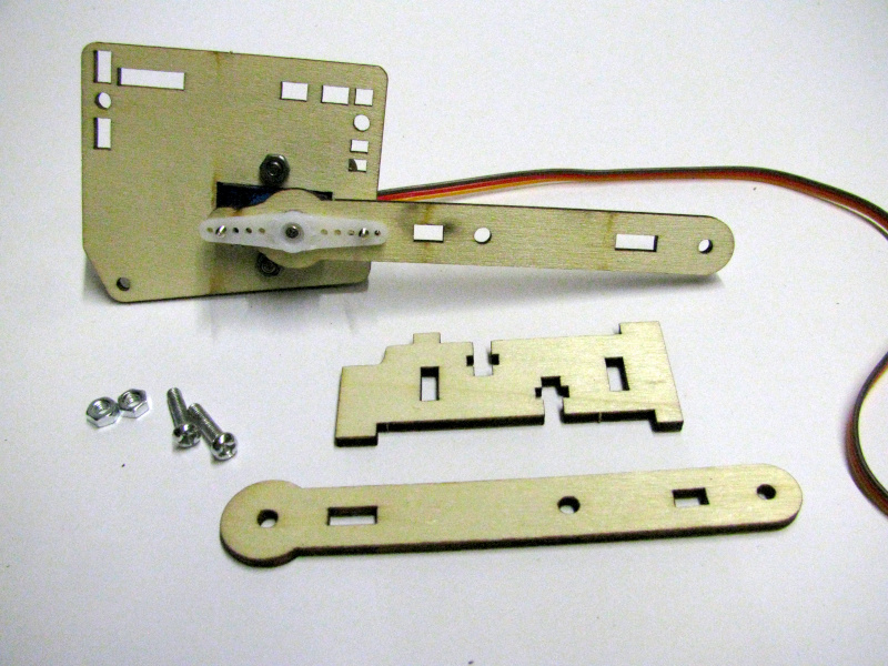 Components of the second part of the first segment of the robotic arm Components of the second part of the first segment of the robotic arm