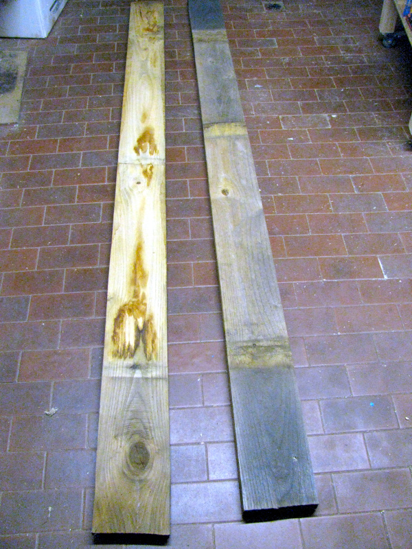 Ho comprato due tavole di castagno grezze pagandole nel 2025 7 euro ciascuna