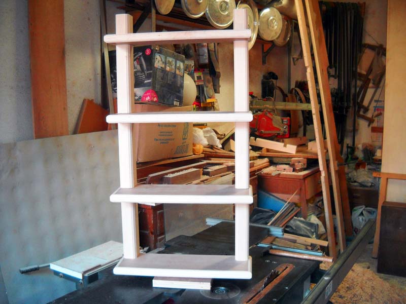 Small assembled bookcase