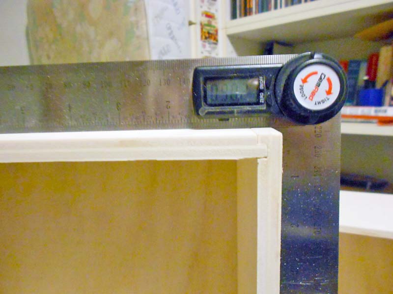 prova di squadro a secco