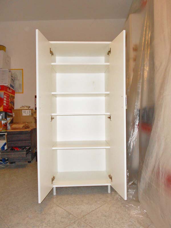 Final effect of the open cabinet
