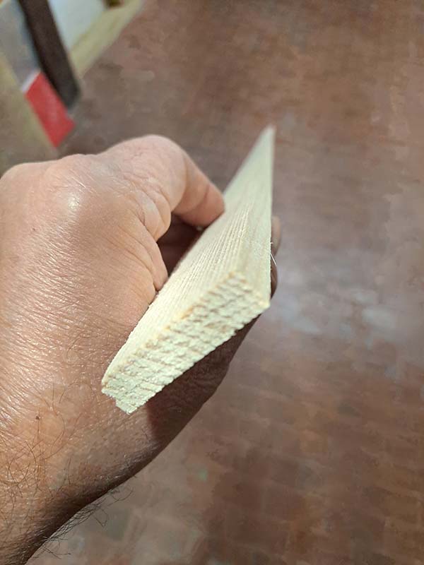 Per costruire il giocattolo "Scala di Giacobbe" serve un listello di legno